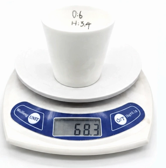 Checking airline chinaware reference weight
